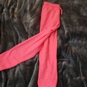 Girls Pink Sweats